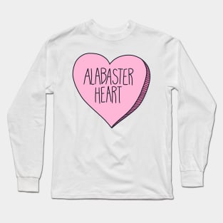 Alabaster Heart Long Sleeve T-Shirt